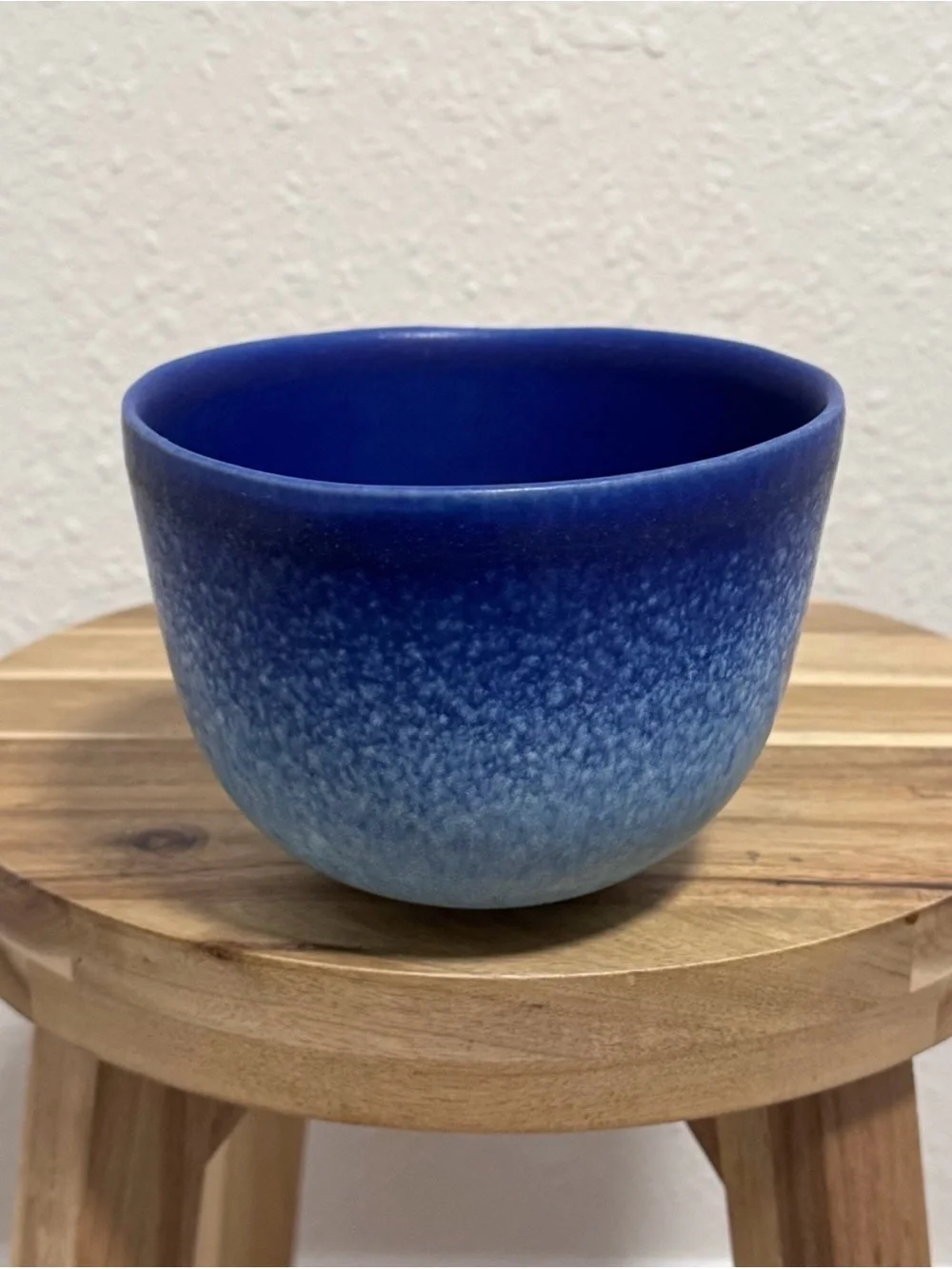 Anthropologie Dalila Ombre Bowl Azure Blue Stoneware